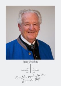 Nachruf Fritz Urschitz